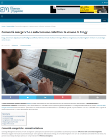 Evogy Elettrico Magazine